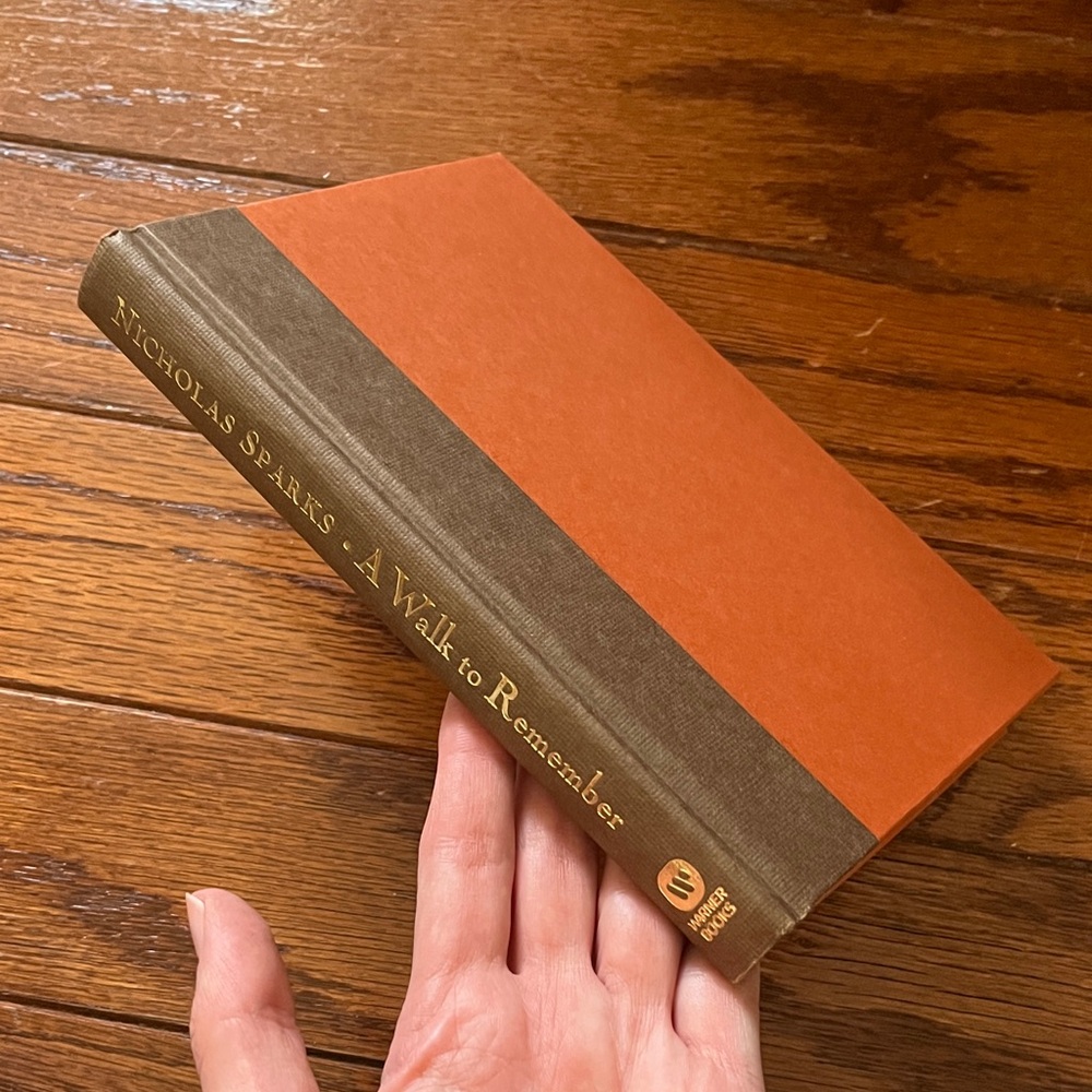 A Walk To Remember Hardcover 1999 first edition book